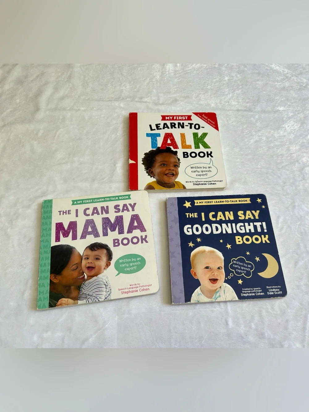 My First Learn to Talk Books Bundle 3 Board Books Stephanie Cohen - Picture 1 of 8